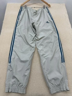 Pantalon de survêtement Adidas L pour homme en gris avec ourlet ouvert à 3 ba... - Photo 1/4