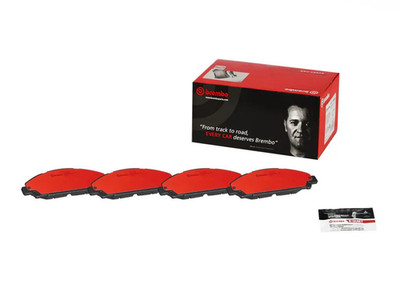 Brembo P24206N Prime NAO Ceramic Front Brake Pads for 15-23 Ford Mustang S550