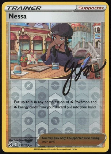 Nessa Reverse Holo 136/159 Crown Zenith NM