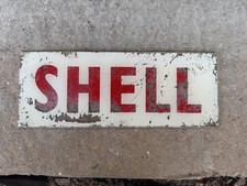 Vintage shell Petrol Pump Sign Old Garage Avery hardoll 598 101 gas insert 