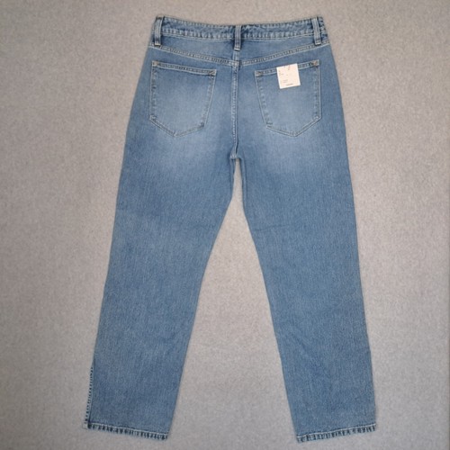 Vigoss Jeans Womens 31 Blue Denim Ace Straight High Rise Button Fly Medium Wash - Picture 14 of 19