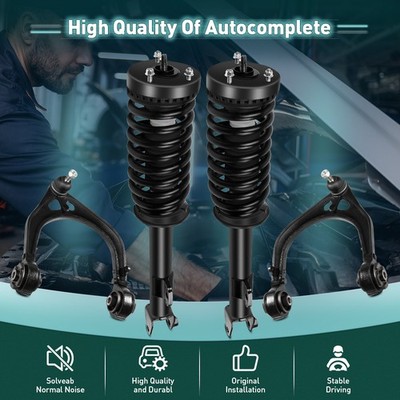Front Strut w/ Coil Spring Control Arm RWD For 05-2010 Dodge Charger Magnum 300