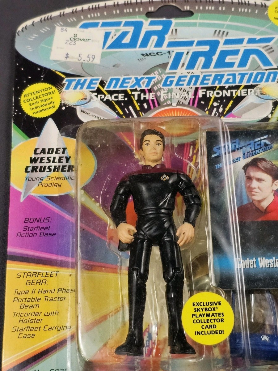 Vintage 1993 Star Trek Next Generation Cadet Wesley Crusher Figure