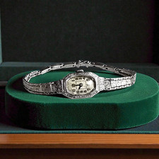 * RAR * Antike  Damen Armbanduhr * Frühes Art Deko * Silber 800 * (1652)