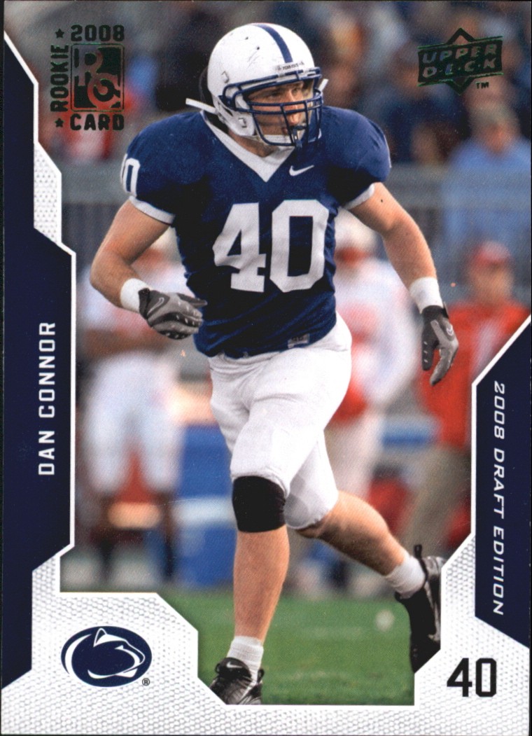 2008 Upper Deck Draft Edition Draft Exclusives Green #21 Dan Connor - FB