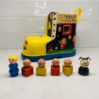 Vtg Fisher-Price Play Family Lacing Shoe #136 w/ Original Little People