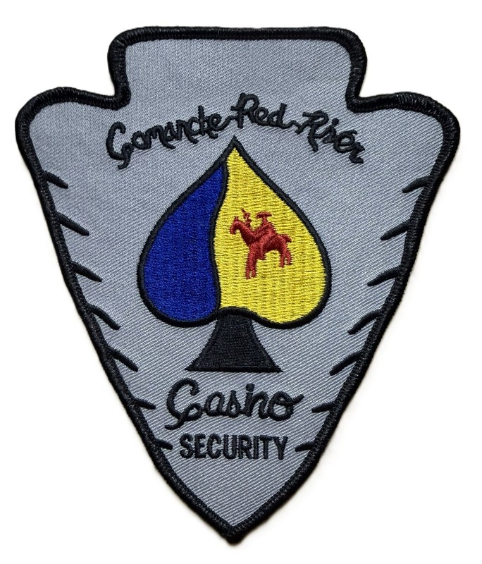 OK Oklahoma COMANCHE Indian Tribe RED RIVER Casino Security tribal police patch