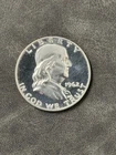 1962 Franklin Silver Proof Half Dollar -- VERY NICE SILVER COIN!