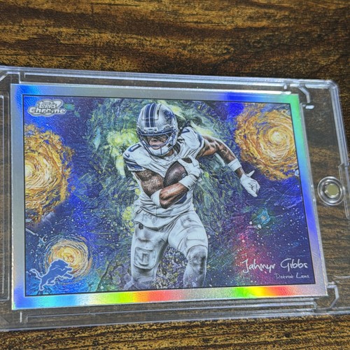 2025 Topps Cosmic Chrome - Jahmyr Gibbs Stars in the Night Refractor #STN-15