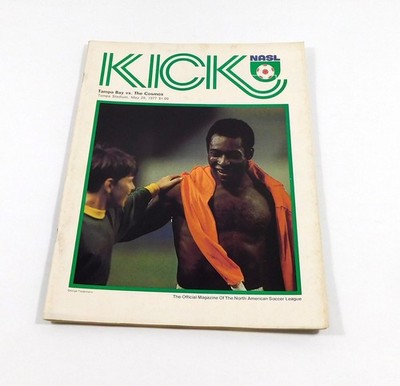 1977 Tampa Bay vs New York Cosmos NASL Soccer Program Pele Cover