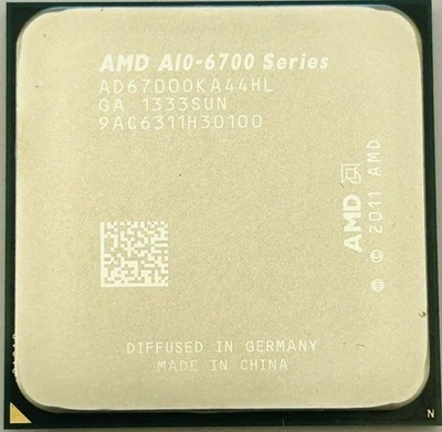 AMD A10-6700 Series AD6700OKA44HL 3,7GHz Sockel FM2 Quad Core CPU - Bild 1 von 4