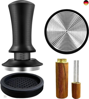 Yeelan Kaffee Tamper, Espresso Tamper Druckregulierender, Base Ripple 51mm,