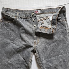 Vintage Levi's 501xx Jeans Men’s 44x30 Gray Straight Leg Button-Fly Made in USA