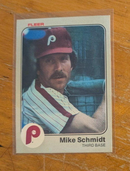 1983 Fleer #173 Mike Schmidt Phillies