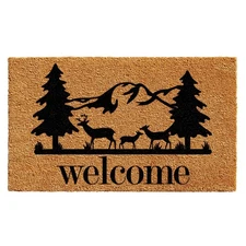 Calloway Mills 102461729 Rocky Mountain Welcome Doormat 17" x 29" Free Shipping