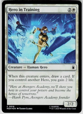 Hero in Training Foil 16 Marvel Super Heroes Magic the Gathering