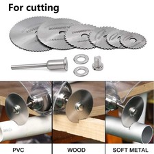 Circular Saw Disc Set Dremel Accessory Mini Drill Rotary Tool Wood Cutting Blade