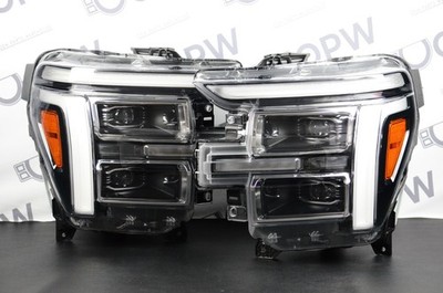 Perfect! 24-26 Ford F-150 LED Headlight Set Pair Chrome Adaptive LH + RH OEM