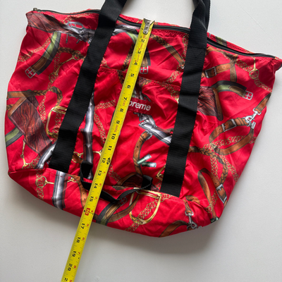 Supreme SS14 Remington Packable Tote Bag 'Hermes' Red Box Logo VTG