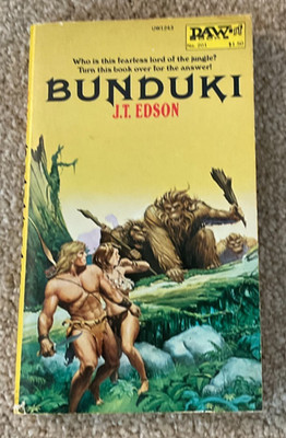 DAW ''Yellow Spine'' #201 Bunduki J.T. Edson PB 1st Printing July 1976 Good Cond.