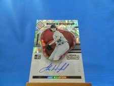 Jake Woodford Contenders 2021 Rookie Round Up Cracked Ice 01/23 Autograph Auto