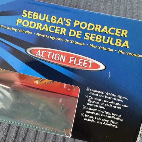 1998 Galoob Star Wars Action Fleet Episode I Sebulba’s Pod Racer (79044, 1999) - Bild 7 von 10