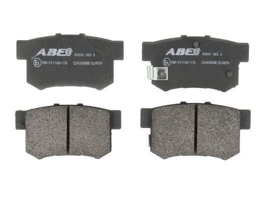 ABE Bremsbelagsatz, Scheibenbremse C24005ABE Passend FüR Fiat Honda MG Rover-image