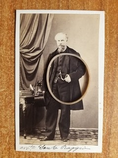 CDV Alphonse Bernoud (Napoli Firenze Livorno). Av. Santo Raggio (Genova).