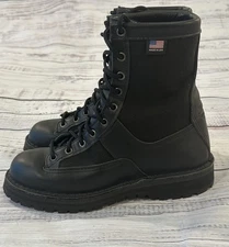 Danner Acadia Womens 7, Leather Boots Gore-tex Black Military USA Made  21210