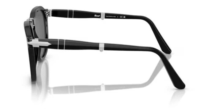 Persol 0PO3345S 95/B1 Black / Dark Grey Oval Shaped Women's Sunglasses - Image 2 of 4