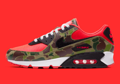 Nike Men\'s Camouflage Athletic Shoes - Red and Green Nike | Shoes | Nike Mens Camouflage Sneakers Red And Green  main image 4
