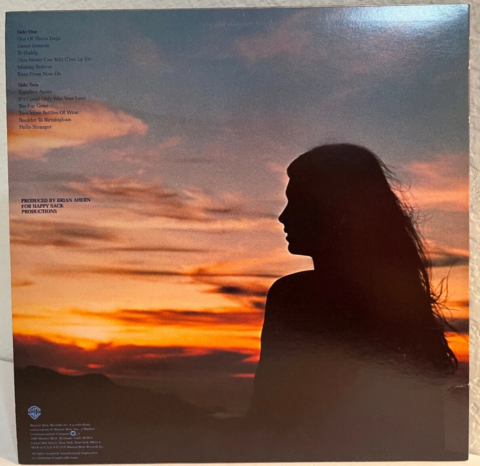 EMMYLOU HARRIS - Profile Best Of (Warner Bros) - 12" Vinyl Record LP - EX - Image 2 of 3