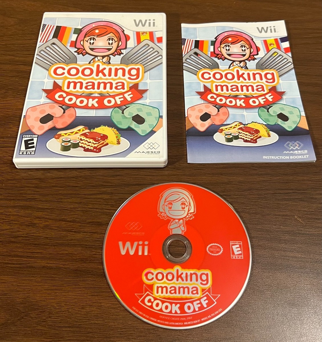 Cooking Mama: Cook Off (Nintendo Wii, 2007) complete/tested w