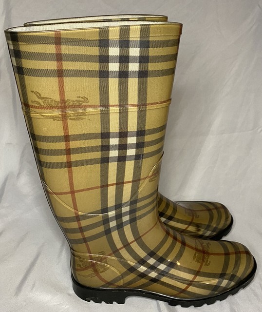 burberry women's rain boots sale