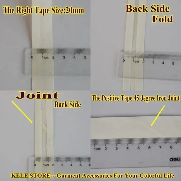 100% Cotton Bias Tape 20mm 3/4" 25yds Fold Tape,DIY Material Accessories - Image 4 of 4