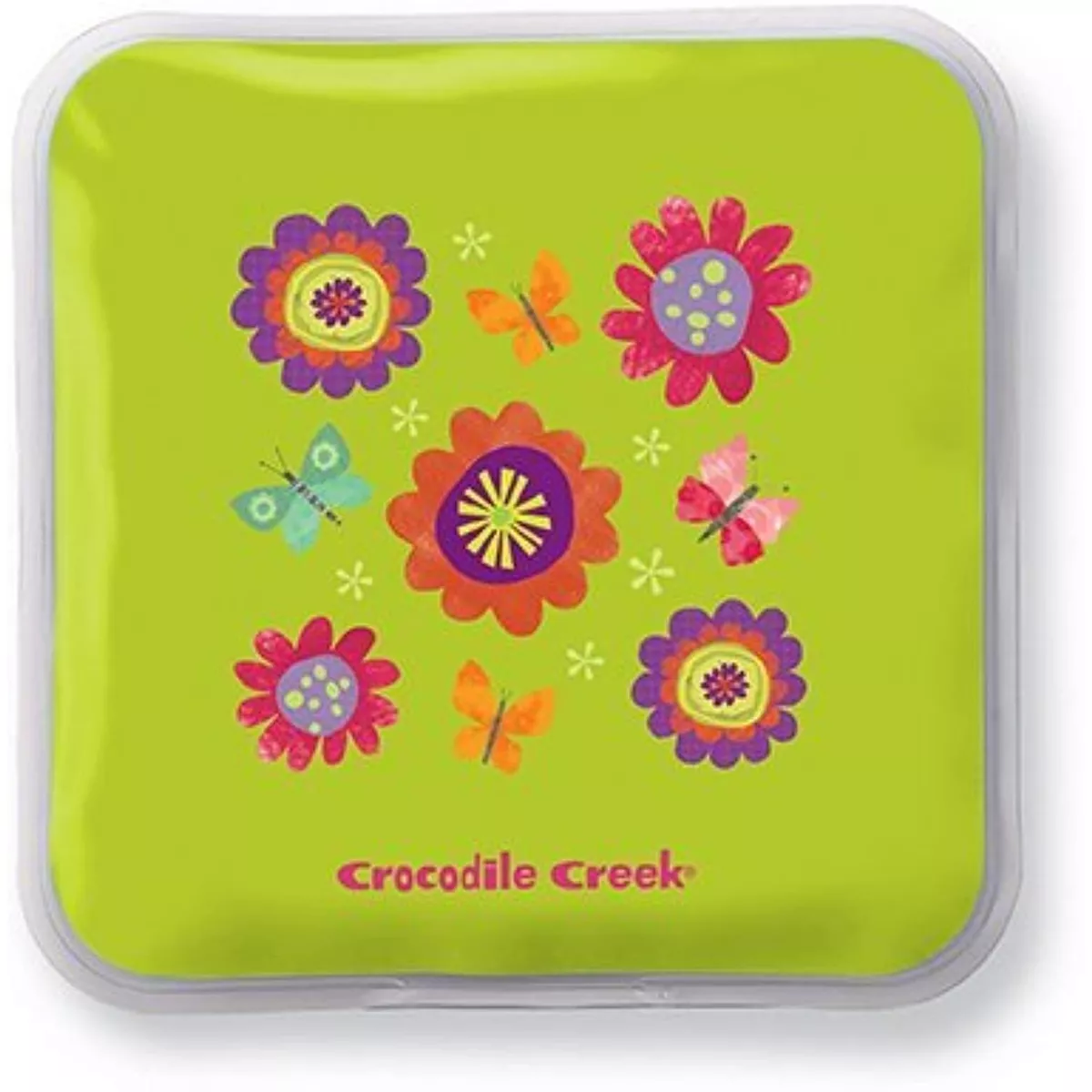 Crocodile Creek - Lunch Box Ice Packs - Flower Garden - Super Cute Set of  Two/2x