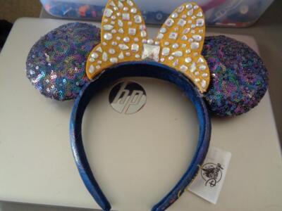 Disney Mickey Minnie Mouse Ears 50th Anniversary Blue  display picture 3