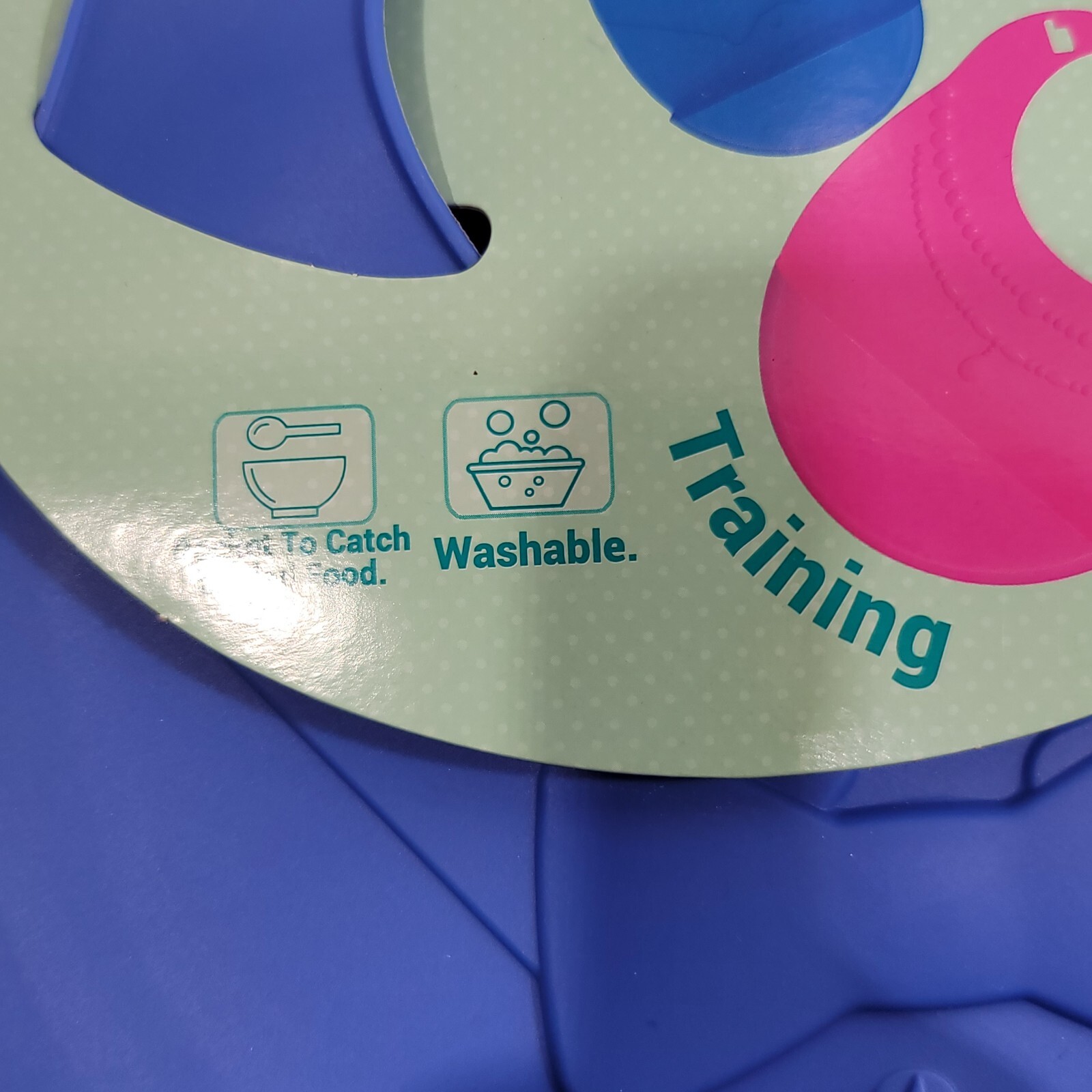 Baby Bib Reusable With Food catcher Handwash Plastic