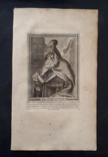 incis. Martyrs and Saints 1725: S. Matthaeus de Bassio - Ascoli Piceno