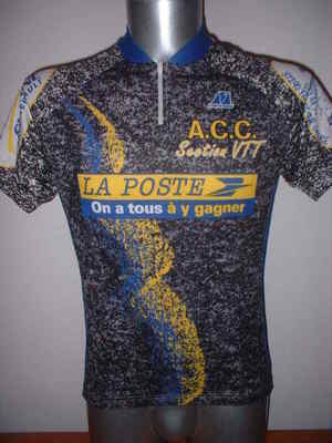 Maillot Cyclisme La Poste – Taille 5 Adulte – Vélo De Route/montagne – Occasion