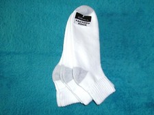3 Pair Big Tall Size 13 - 15 Extra Large Athletic ANKLE Length Socks Made USA