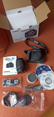 Canon EOS 750D 18-55mm IS STM DSLR-Kamera - Originallieferumfang + Zubehörpaket