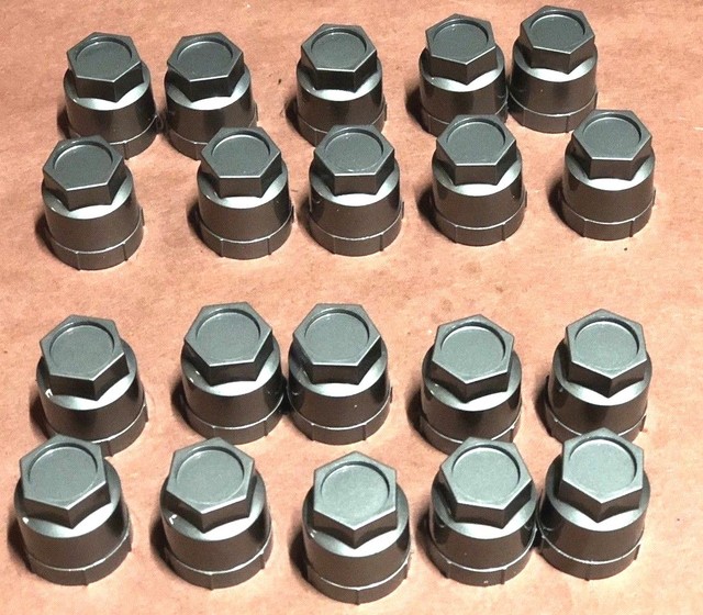 8202 FIREBIRD TA CAMARO RS 20 NEW DARK GRAY CHARCOAL LUG NUT COVERS