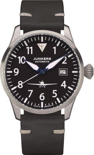 Junkers Fliegeruhr Herrenuhr Herren Uhr Automatik  Saphirglas 9.58.01.02 Neu - Bild 1 von 1