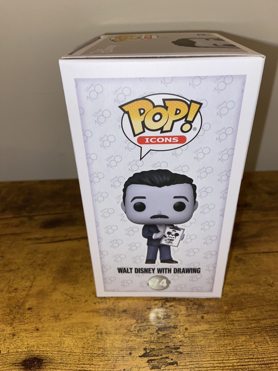 キャラクターグッズ FUNKO - Funko pop!74 WALT DISNEY WITH DRAWING Pop! Walt Disney with Drawing