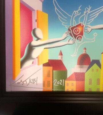 Now That I Found You I'll Never Let You Go by Mark Kostabi
