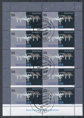 10x Carnet Lettre N° 2433 ISS Espace BRD 2004 Timbres Oblitérés ESST Berlin - Photo 1/4