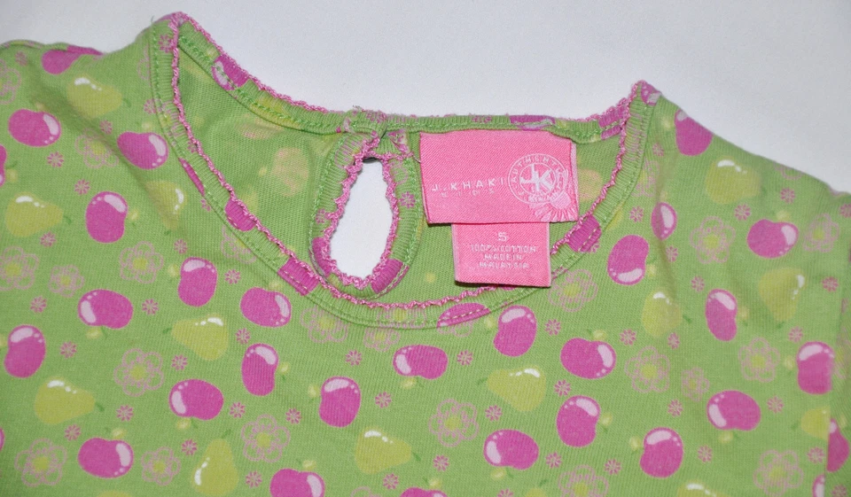 Vestido caqui para niñas talla 5 Foto 2 de 3