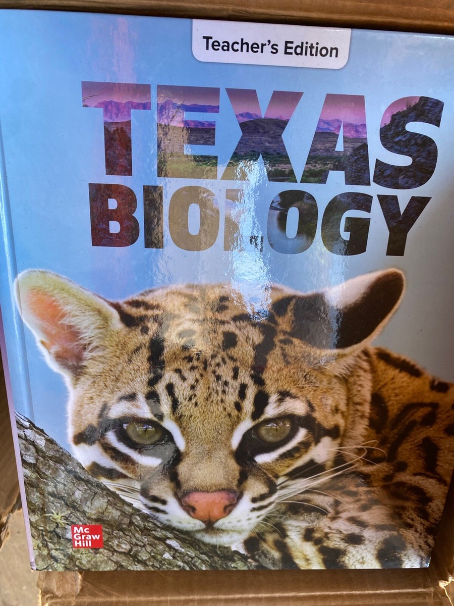 1 Case of 4 McGraw Hill TEXAS BIOLOGY Teacher's Edition 2025 Hardcover 1 Case of 4 McGraw Hill TEXAS BIOLOGY Teacher's Edition 2025 Hardcover