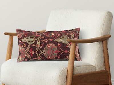 Brown Tulip Design Cushion Cover Trend Design Modern Style Throw Pillow Top